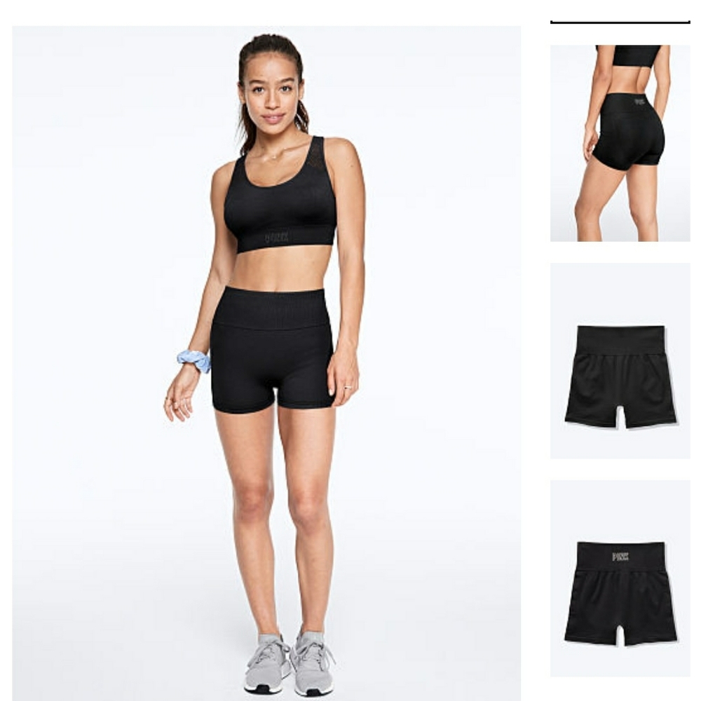 PINK seamless workout shortie